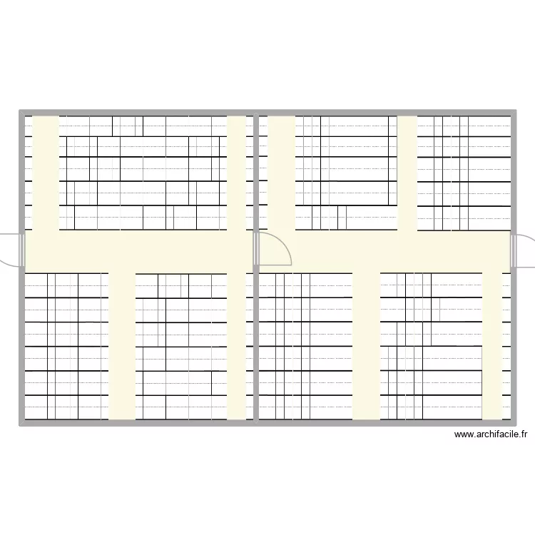 KNL+03. Plan de 2 pièces et 309 m²