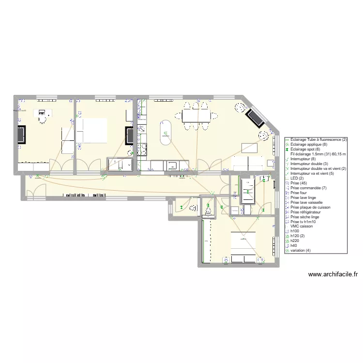Plan Alexandrie Electrique. Plan de 