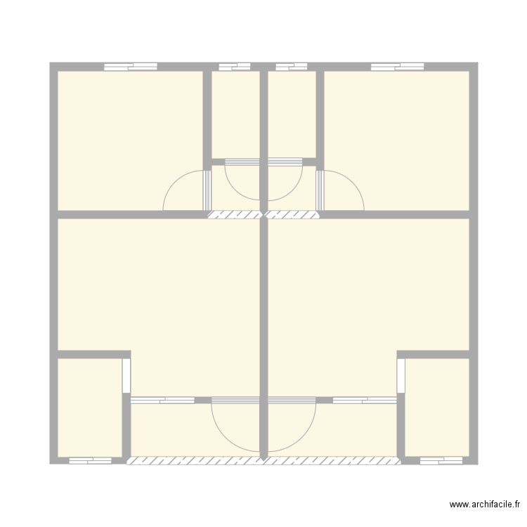 double studio pour akak 1. Plan de 12 pièces et 51 m2