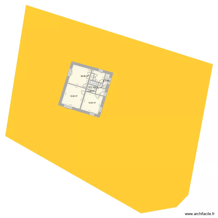 petite maison. Plan de 