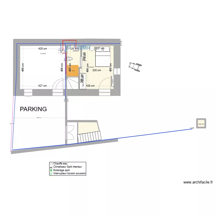 GR MAISON HAUT - HYDRO - 01-25. Plan de 