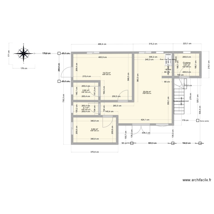 kodio_plan5. Plan de 6 pièces et 49 m2