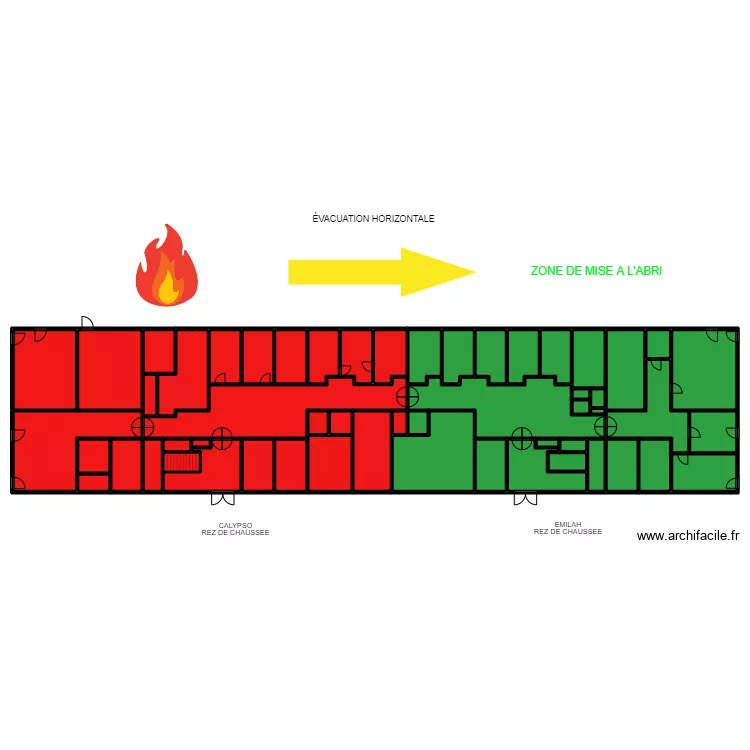 CALYPSO / EMILAH EVAC 2. Plan de 