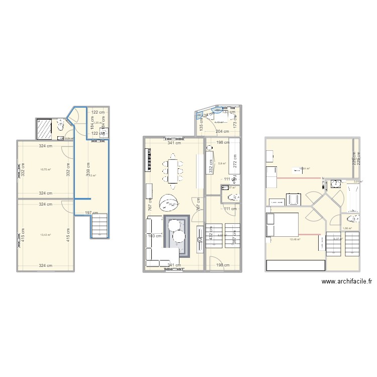 RDC. Plan de 0 pièce et 0 m2