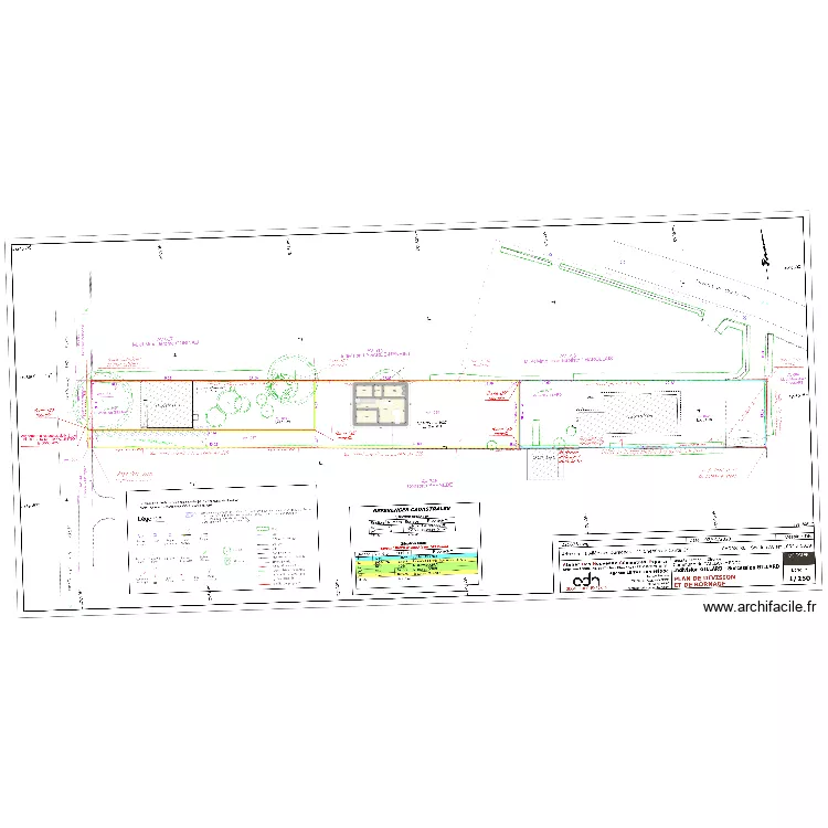 Etage test 1. Plan de 13  et 162 m²