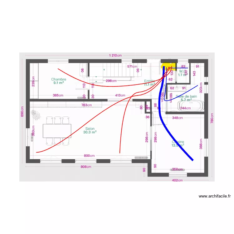 RICHEZ RDC. Plan de 