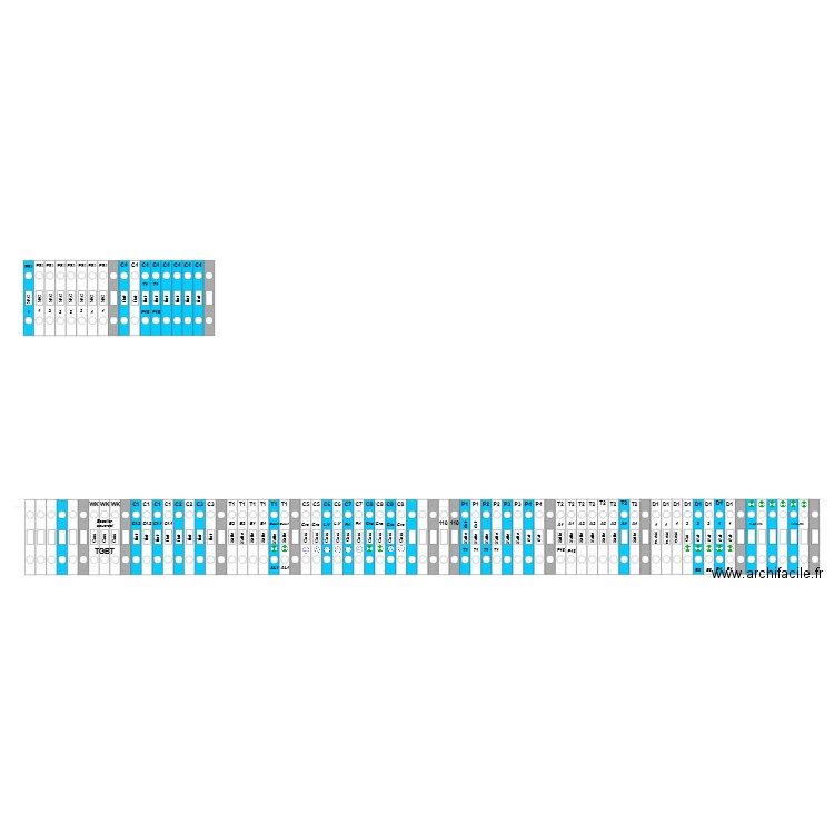 Bornier TBT 5 ( Cuisine ) Lot N°410. Plan de 0 pièce et 0 m2