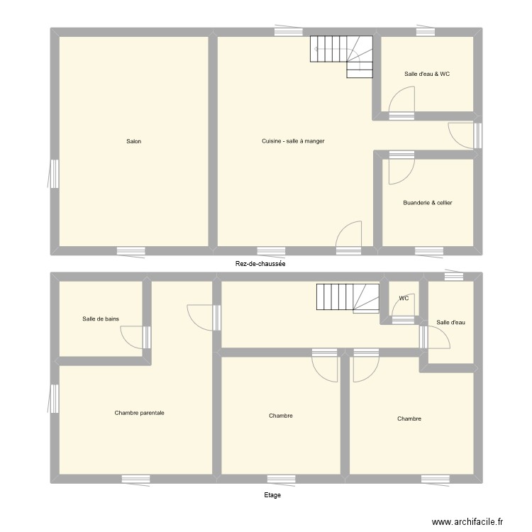 GR3312. Plan de 11 pièces et 152 m2