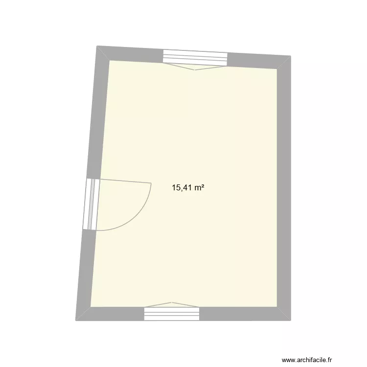 Bureau. Plan de 1 et 15 m² Bureau. Plan de 1 et 15 m²