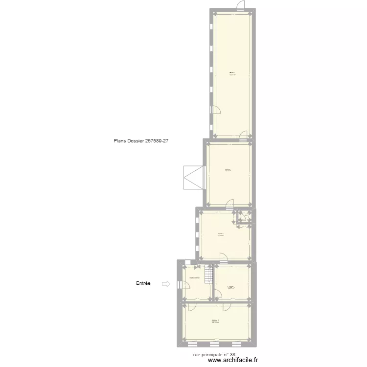 principale 38 ambly. Plan de 