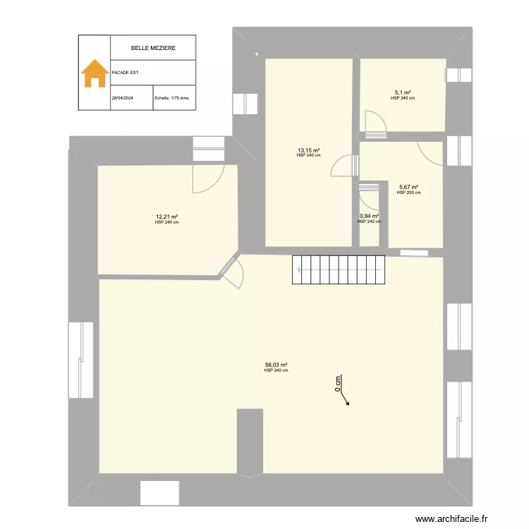 Hugo futur facade ouEst ok sept. Plan de Hugo futur facade ouEst ok sept. Plan de