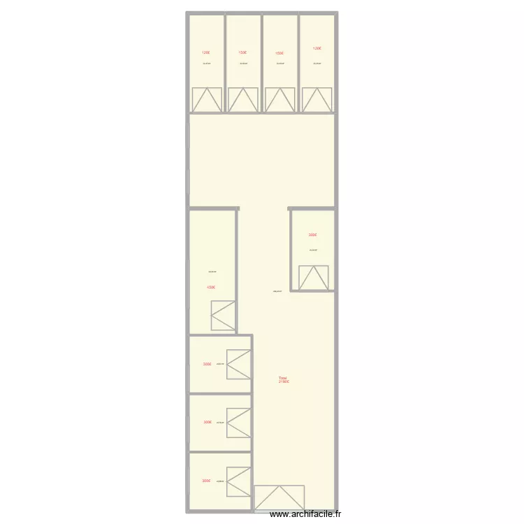 serge. Plan de 10  et 473 m²