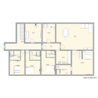 plan appartement maison rouge