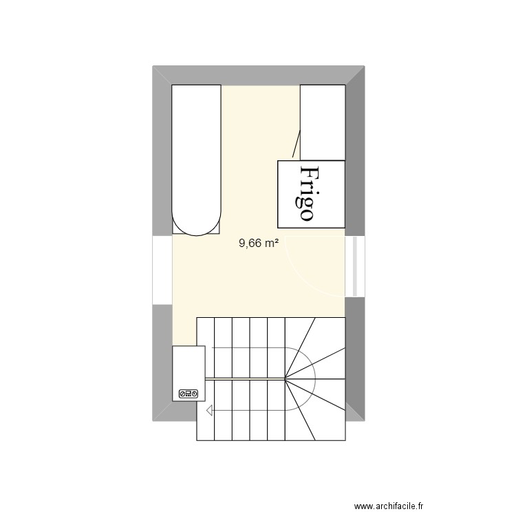 Buanderie cellier . Plan de 0 pièce et 0 m2