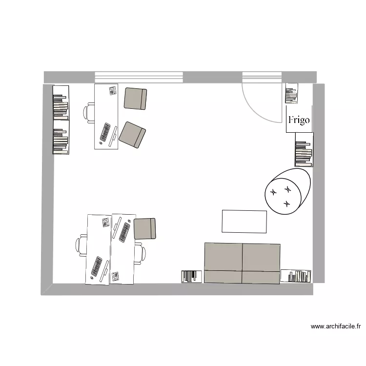 Bureau propo 1. Plan de 