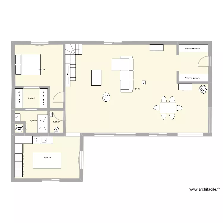 Manéglise BAS. Plan de 7 et 115 m² Manéglise BAS. Plan de 7 et 115 m²
