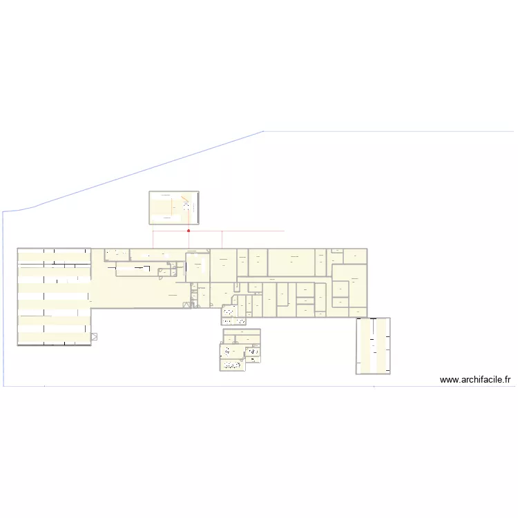 PROJET 2027 V16. Plan de 54  et 3816 m²