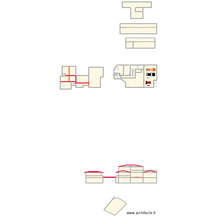 plan 7 janvier 2026. Plan de 160 pièces et 3169 m2
