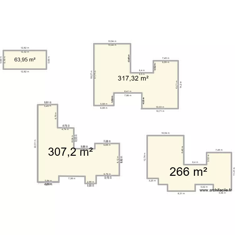 rez de chaussee. Plan de 