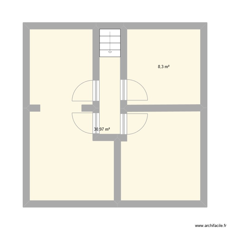 Vano R+1. Plan de 0 pièce et 0 m2
