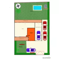 PLAN RDC MODIFIE petit garage en cuisine