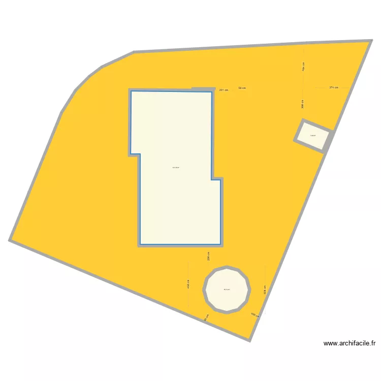cadastre St paul cloture. Plan de 