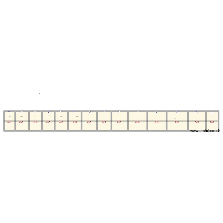 plan magasin 3. Plan de 12 pièces et 199 m2