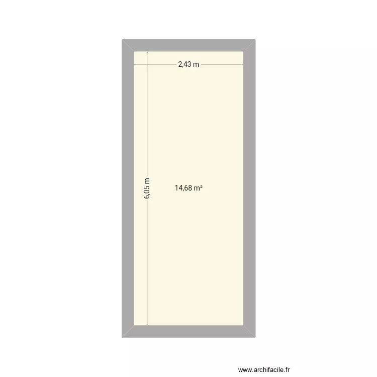 Pllan flav maison. Plan de 1  et 15 m²