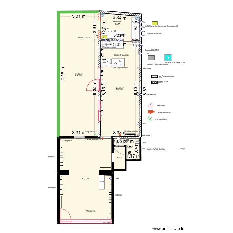 BOUTIK. Plan de 6 pièces et 104 m2