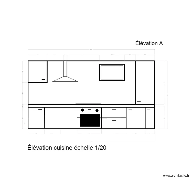 Élévation Cuisine 2. Plan de 10 et 12 m² Élévation Cuisine 2. Plan de 10 et 12 m²