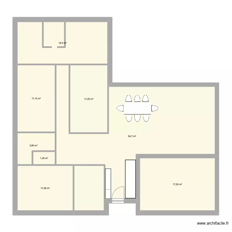 Plan Maison v1. Plan de 8  et 127 m²