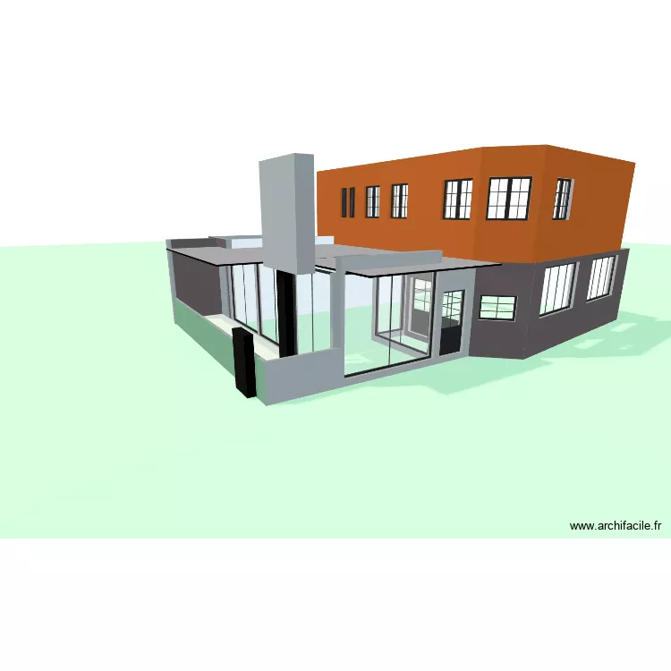 SALLE + VERANDA + CUISINE 02. Plan de SALLE + VERANDA + CUISINE 02. Plan de