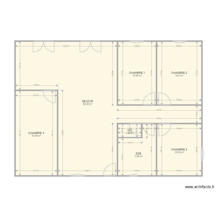 CESARI. Plan de 0 pièce et 0 m2