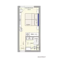 Studio 5 ieme étage version Chambre double V2