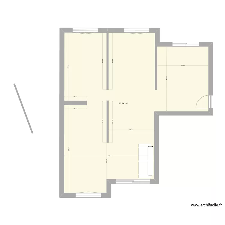 APPARTEMENT_VILLEURBANNE. Plan de 