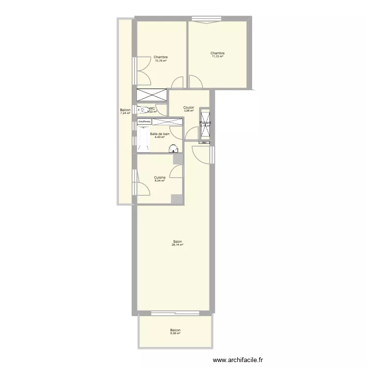 Le lavandou. Plan de 10 et 80 m² Le lavandou. Plan de 10 et 80 m²