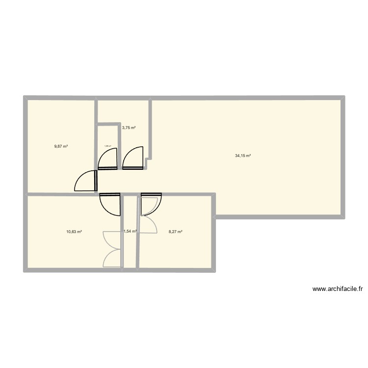 maison interieur. Plan de 0 pièce et 0 m2