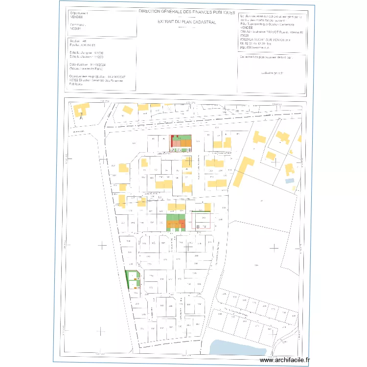 nesmy - ZAC de la Vrignaie. Plan de nesmy - ZAC de la Vrignaie. Plan de