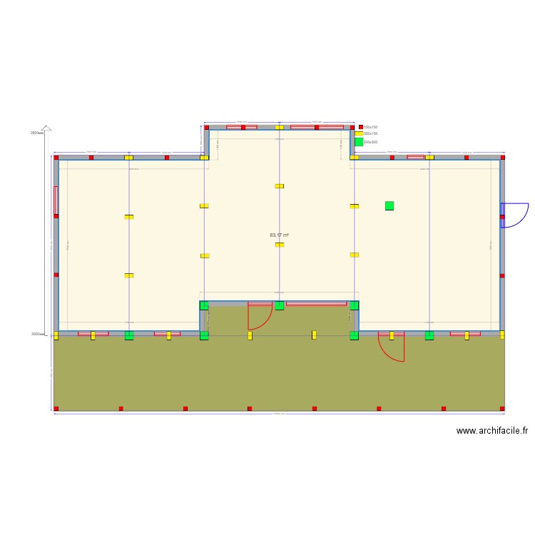 Киржач 90 сваи. Plan de 0 pièce et 0 m2