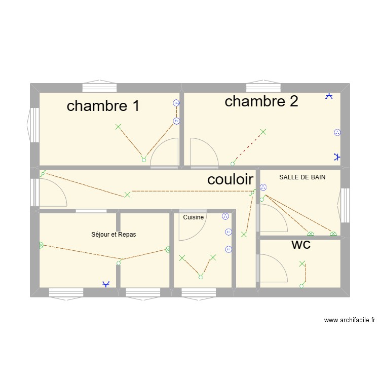 maison Anrion. Plan de 0 pièce et 0 m2