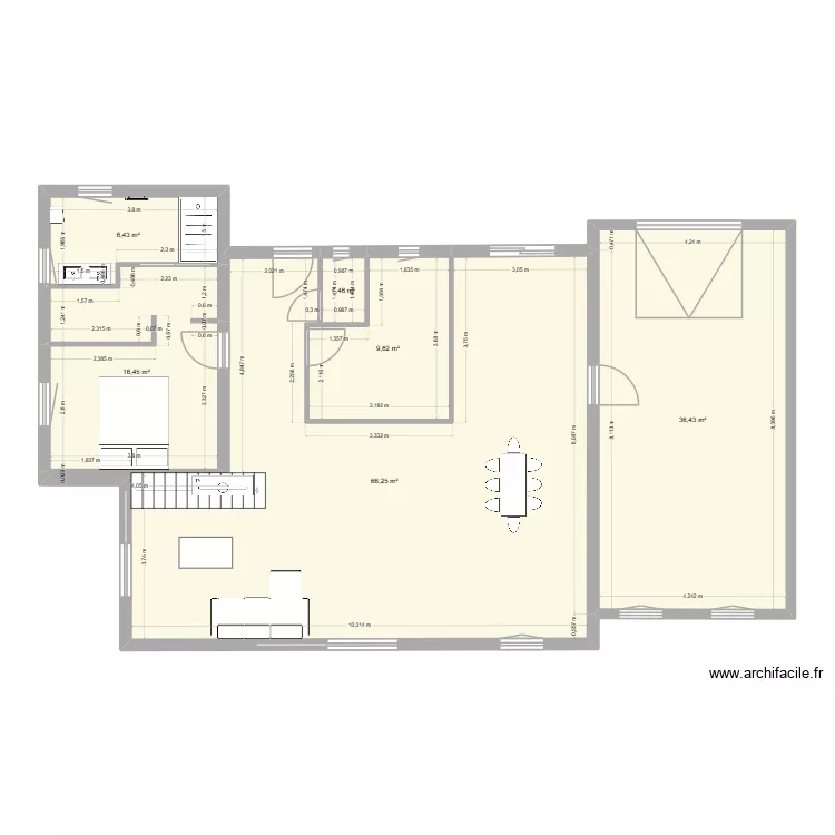 Maison saint sulpice 2. Plan de 6 et 137 m² Maison saint sulpice 2. Plan de 6 et 137 m²