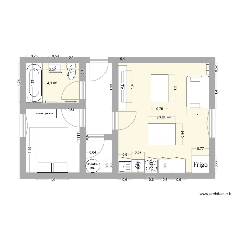 Appart Légué. Plan de 0 pièce et 0 m2 Appart Légué. Plan de 0 pièce et 0 m2