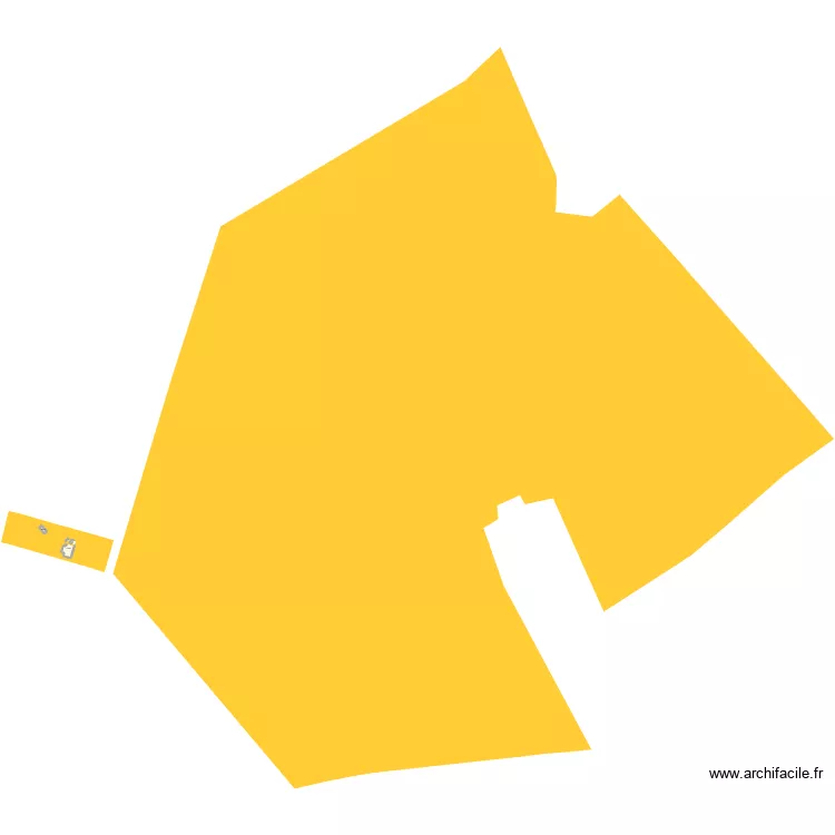 Maison coudroy. Plan de 2 pièces et 142 m²