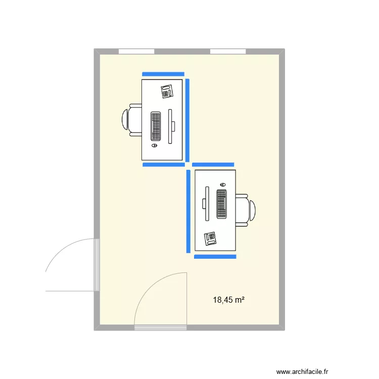 Pool t&eacute;l&eacute;phonique 2eme /proposition 2. Plan de 