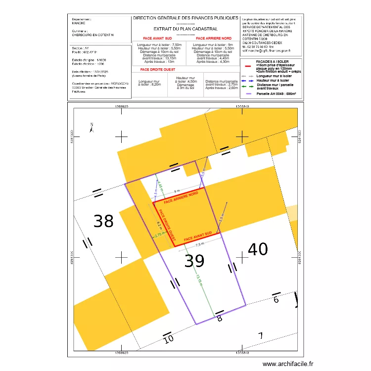 DP02 COISNARD. Plan de 