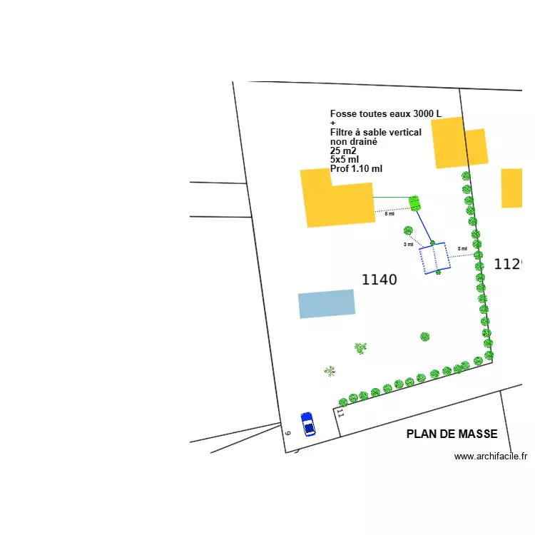 Fourreau. Plan de Fourreau. Plan de