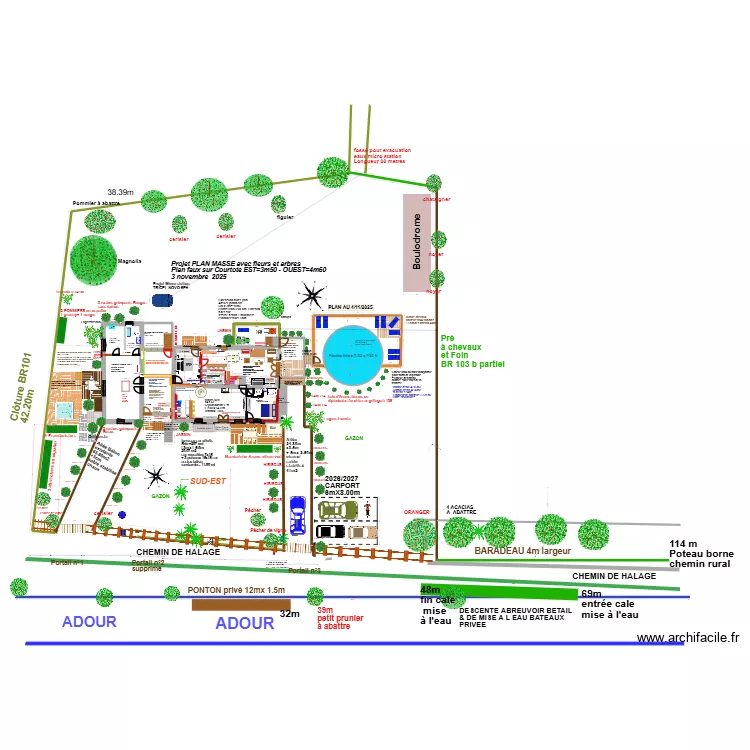 PLAN ARNAUD RDC. Plan de 1  et 31 m²