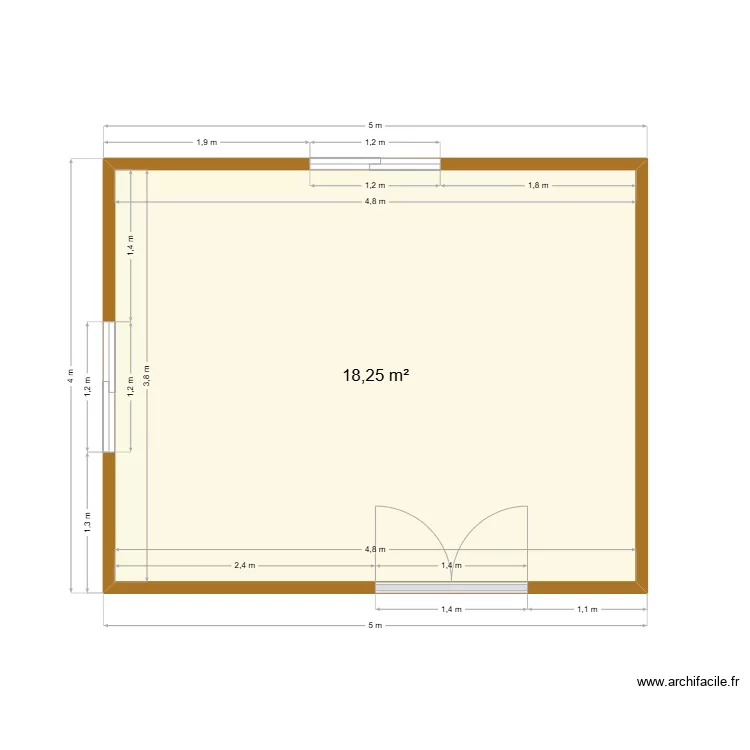 PALTON 20M². Plan de PALTON 20M². Plan de