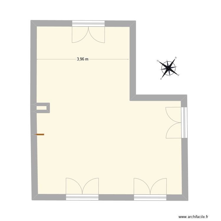 salle manger 3. Plan de 2 pièces et 38 m2