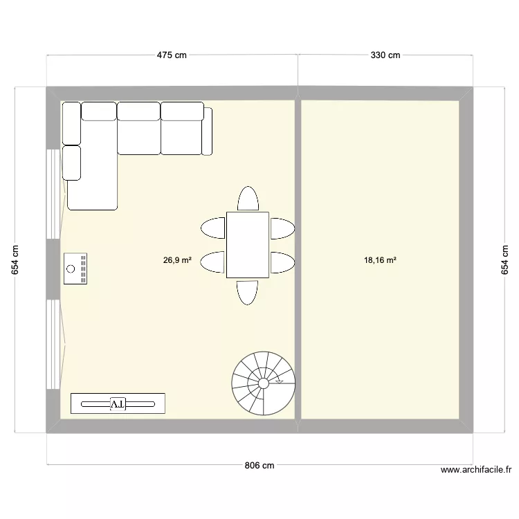 st Remy mezzanine 2. Plan de 